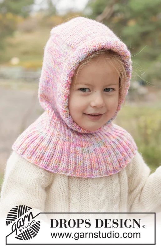 50-5 Fairy Flurry Balaclava by DROPS Design