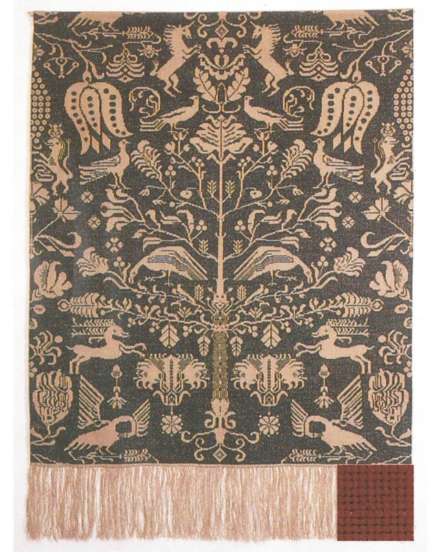Embroidery Kit Partition wall red 101 x 140 cm / 40 x 55 in