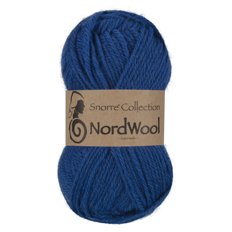 Viking Snorre NordWool 125 Cobalt blue