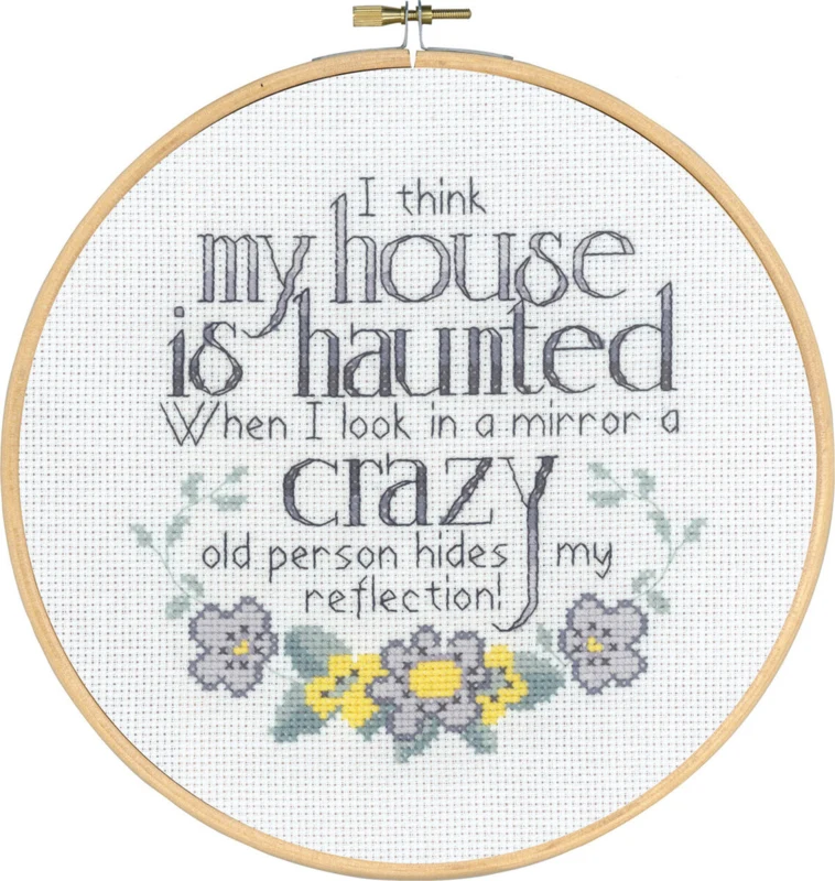 Embroidery Kit Haunted House F 5810/20 20 Ø / 7.87 in dia.