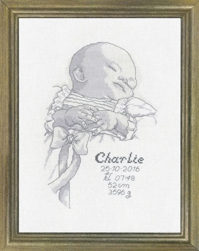 Embroidery Kit Christening Souvenir R5322 25 x 33 cm / 9.84 x 12.99 in