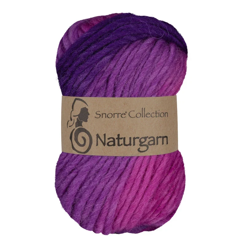 Viking Snorre Naturgarn 669 Multi pink/purple