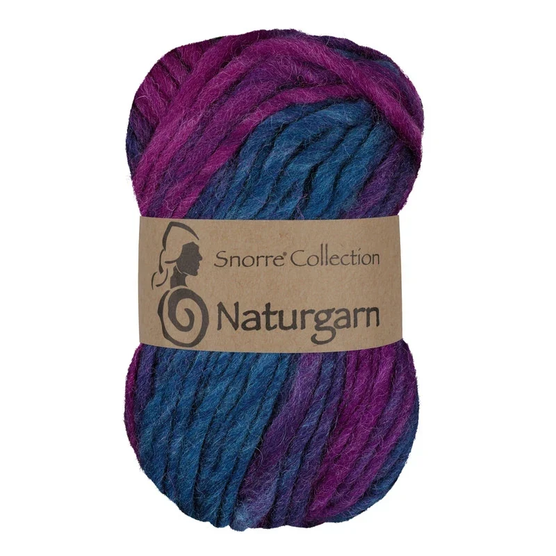 Viking Snorre Naturgarn 675 Multi cerise/green