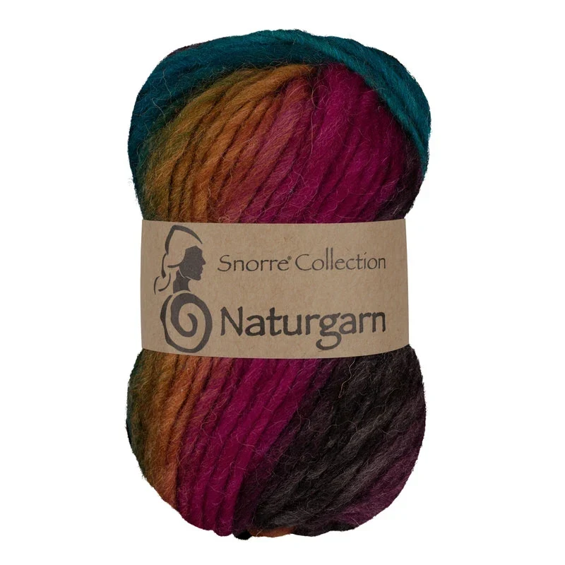 Viking Snorre Naturgarn 656 Multi purple/jade