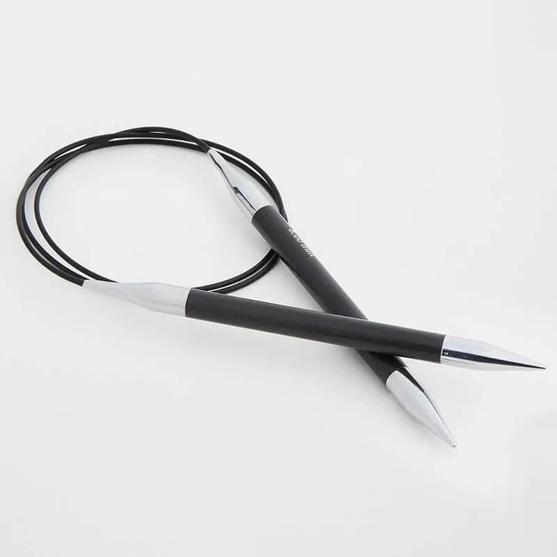 KnitPro Karbonz FIXED Circular Needles, 100 cm