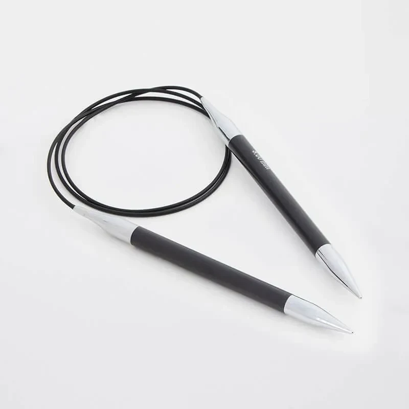 KnitPro Karbonz FIXED Circular Needles, 100 cm
