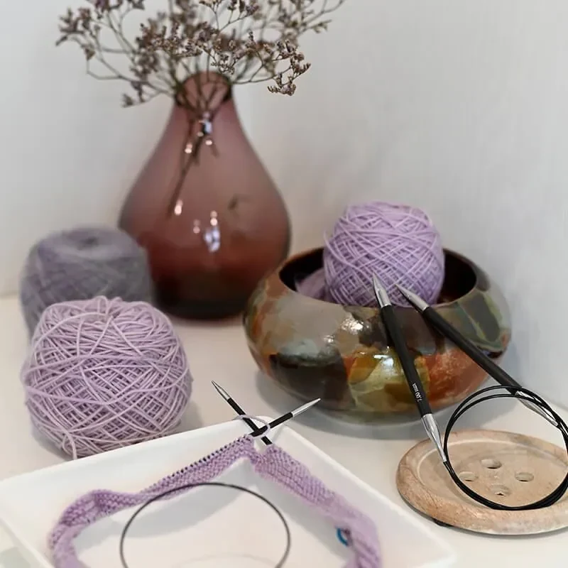 KnitPro Karbonz FIXED Circular Needles, 100 cm
