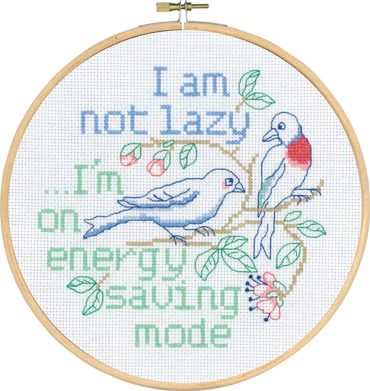Embroidery Kit Not Lazy M5810/22 20Ø cm / 8Ø in dia.