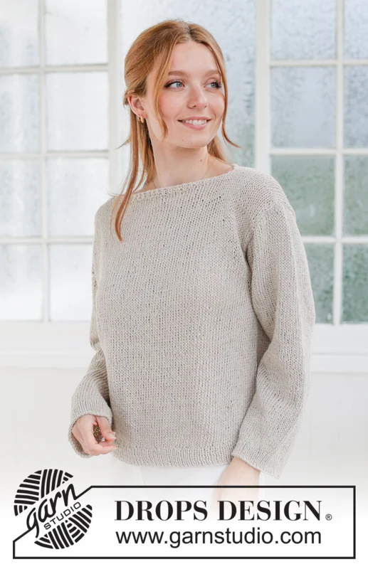 267-27 Sand Walk Sweater by DROPS Design
