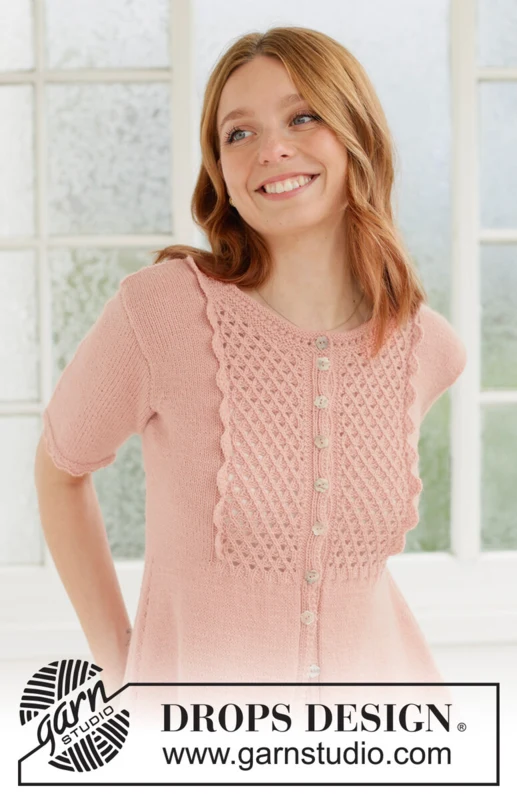 267-35 Pretty Jane Cardigan by DROPS Design