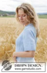 266-19 Ocean Dream Tee by DROPS Design