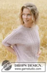 267-19 Rose Blossom Top by DROPS Design