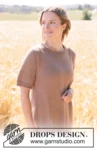 268-34 Iced Coffee Dress by DROPS Design