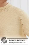 268-29 Shy Daffodil Sweater by DROPS Design