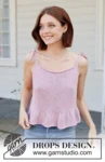 257-8 Dancing Darling Top by DROPS Design