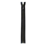 YKK Divisible Metal Zip 4 mm (25-65 cm) 580 Black, Antique brass