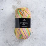 Svarta Fåret Sox Merino 4 ply 18 Jellybean Row