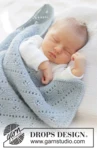 51-5 Misty Lace Blanket by DROPS Design
