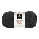 Gjestal Baby Ull 8556 Charcoal grey