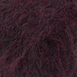 DROPS Brushed Alpaca Silk 43 Dark grape (Mix)