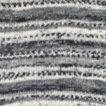 DROPS Fabel Print 905 Salt and pepper