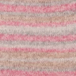 DROPS Fabel Long Print 623 Rose mist
