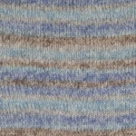 DROPS Fabel Long Print 604 Ocean view