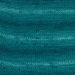 DROPS Fabel Long Print 918 Emerald city