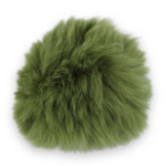 Pumpkin Rabbit hair 6 cm Green
