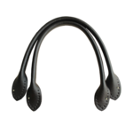 HobbyArts Leather Handle Bag, Black (2 pcs)