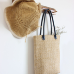 HobbyArts Leather Handle Bag, Black (2 pcs)