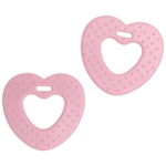 Go Handmade Teether Heart (2 pcs) 22061 Old rose