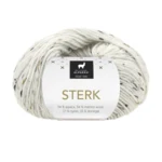 Du Store Alpakka Sterk 929 White tweed