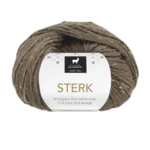 Du Store Alpakka Sterk 933 Brown marl tweed