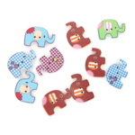 HobbyArts Træknapper Elefant, 10 stk