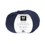 Dale Natural Lanolin Wool 1437 Dark indigo blue