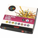 Uni Posca Tusch Medium Metallic, 8 stk