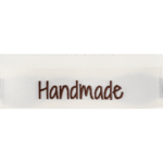 Go Handmade Woven Label, Double Sided, 50 x 11.5 mm, 10 pcs Handmade
