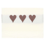 Go Handmade Vævet Label, Dobbeltsidet, 35 x 19 mm, 10 stk Bagside