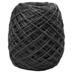 Naturhamp, 1-2 mm, 150m Sort