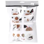 Faux leather paper cones 8 cm, 3 pcs