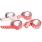 Masking tape Red/White, 4 pcs