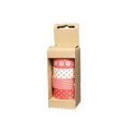 Masking tape Red/White, 4 pcs