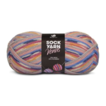 Mayflower Sock Yarn Universe Venus 06 Grey/Powder blue/Cornflower/Curry/Navy