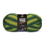 Mayflower Sock Yarn Universe Jupiter 06 Olive/Lime/Fir green/Dark green