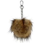 Go Handmade Pompon with metal chain, 11 cm
