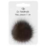 Go Handmade Pompon with elastic strap, 5 cm