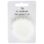 Go Handmade Pompon with elastic strap, 5 cm