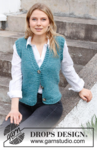 215-38 Vermillion Lake Vest by DROPS Design