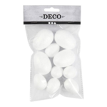 Polystyrene Eggs, 10 pcs